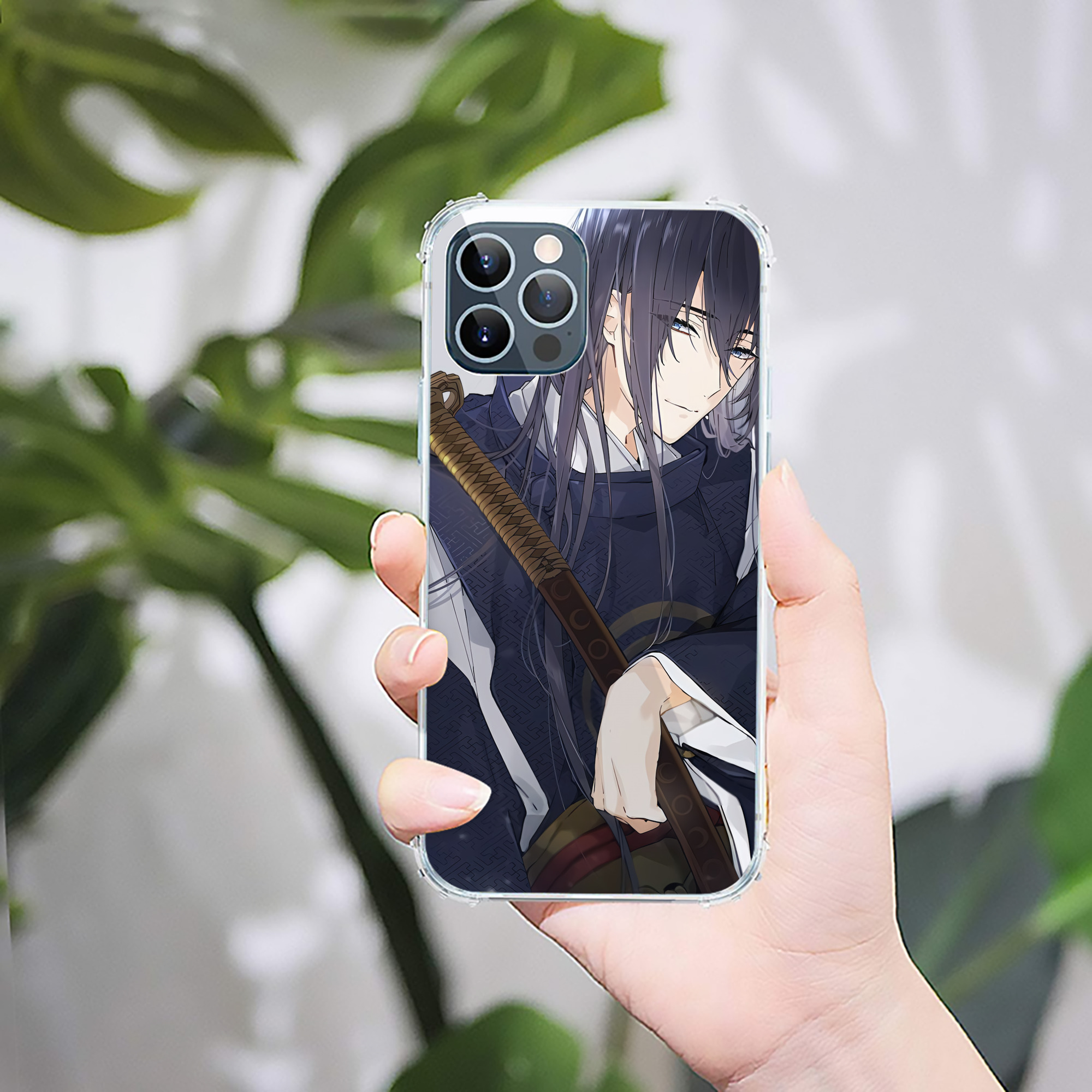 （画像用） 刀剣乱舞 Touken Ranbu 【iPhone 12シリーズ対応】透明スマホケース（クリアソフトケース）